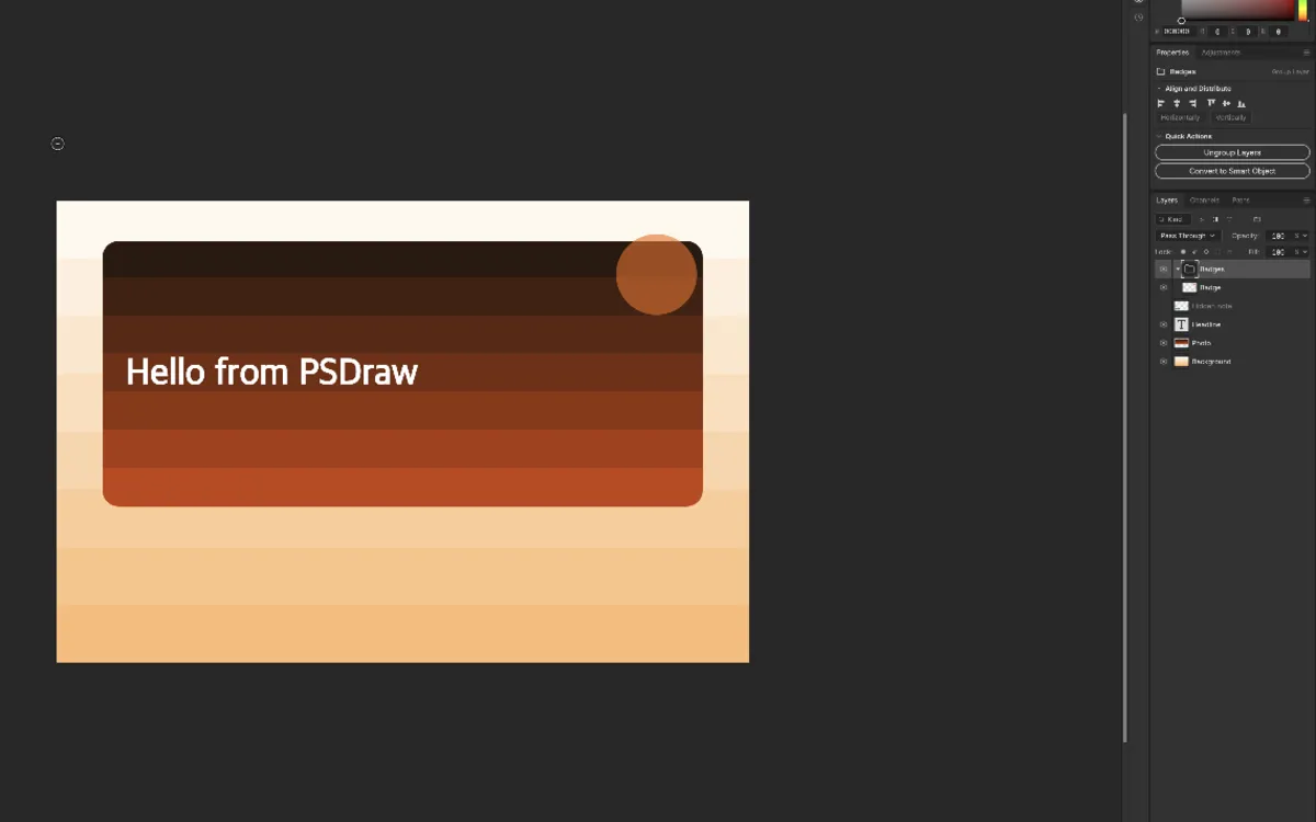 PhotoCraft, the ArtCraft Photoshop clone, opening a layered PSD in the browser (our test, Oct 11, 2026)